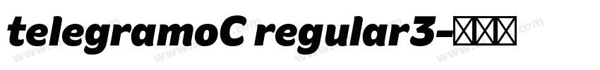 telegramoC regular3字体转换